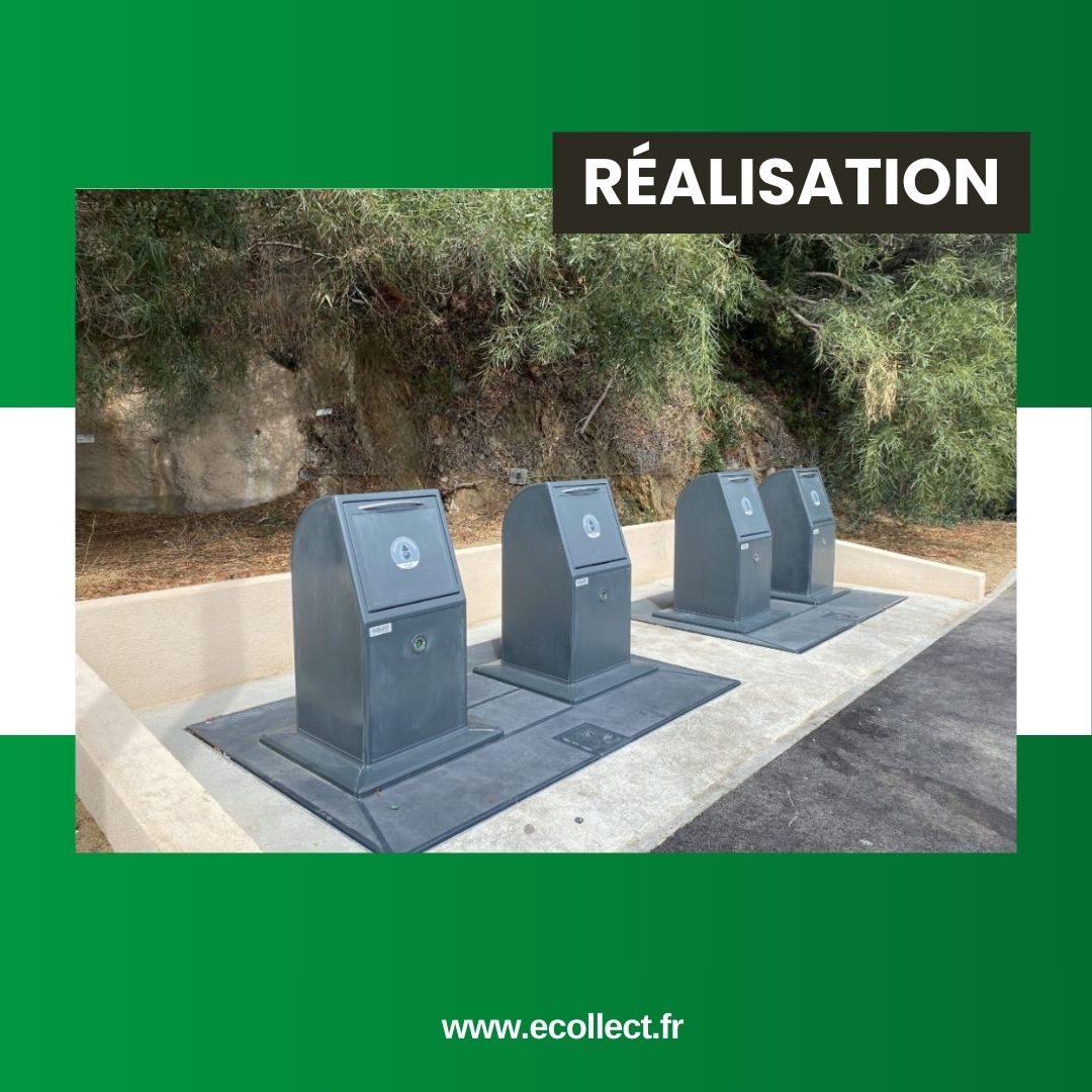 Réalisation ECOLLECT après installation sur le même site