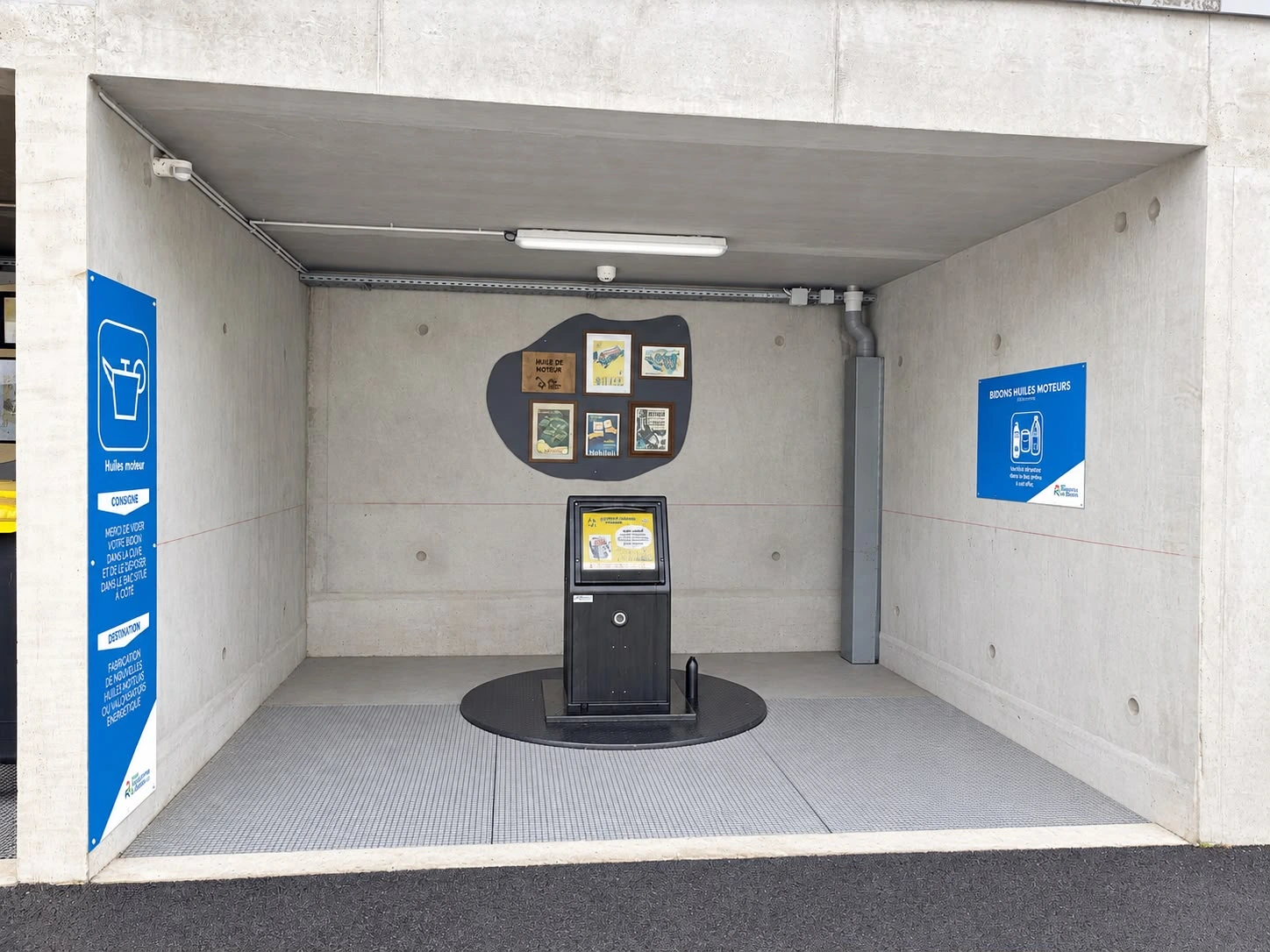 Installation ECOLLECT en déchetterie à La Rochelle — Dépôt dans un espace dédié