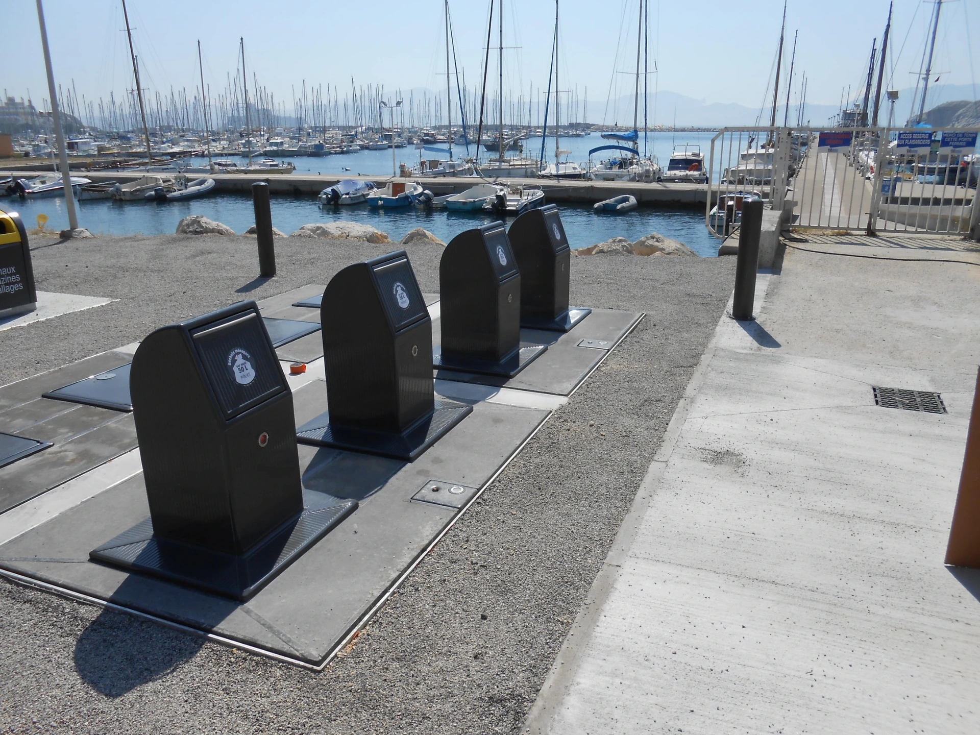 Installation ECOLLECT — Le Frioul