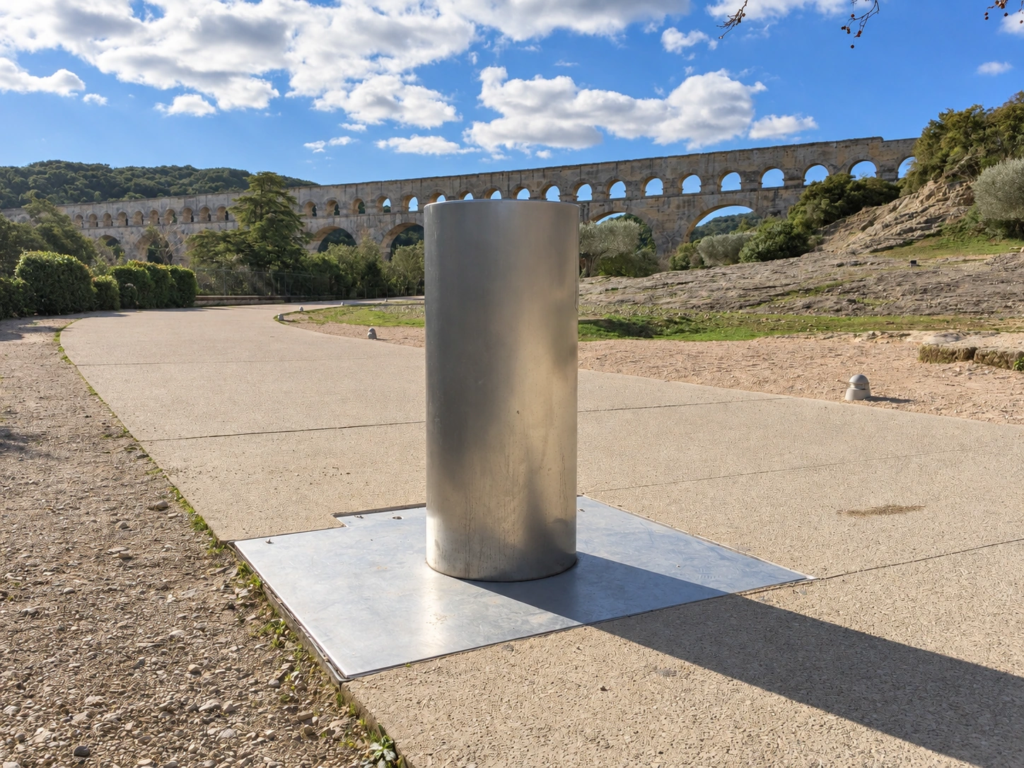 Installation ECOLLECT — Pont du Gard